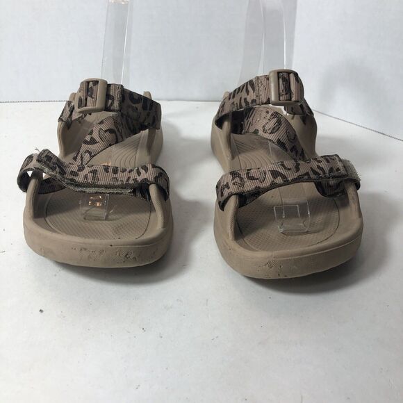 Blowfish Malibu Sandals Womens Size 8 Leopard Print Strappy Brown ZS008 C3 - Picture 5 of 10